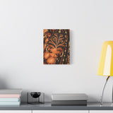 Braided Beauty Matte Canvas Wall Art — African Braid Hairstyle Portrait
