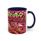 Merry Christmas Coffee Mug – Funny Holiday Debate Design