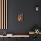 Braided Beauty Matte Canvas Wall Art — African Braid Hairstyle Portrait