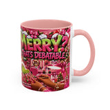 Merry Christmas Coffee Mug – Funny Holiday Debate Design