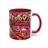 Merry Christmas Coffee Mug – Funny Holiday Debate Design