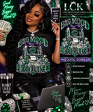 Big Mood Bigger Budget PNG | Emerald Money Glam Digital Download | Boss Shirt Design
