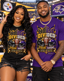 House Divided Shirt, Football Rivalry Couple Shirt, Same House Different Sides Game Day Tee