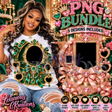 Luxury Gift Box Photo Frame PNG Bundle