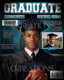 Senior Magazine Cover Template JPEG