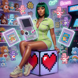 90s Nostalgia Glam Prompt Pack | 50 AI Photo Prompts | Retro Rainbow Fantasy Photoshoot | Digital Download 💖✨
