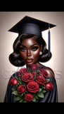African American Grad Stock Photo