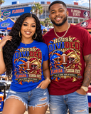 House Divided Shirt, College Football Rivalry Couple Tee, Love at Home Beef at Kickoff Game Day Shirt