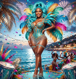 Glam Tropical Goddess AI Prompt Pack | 25 Ultra-Luxury Tropical Glamour Prompts