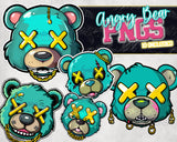 Angry Bear PNG Bundle