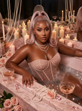 Pink Pearl Champagne Boudoir Soak | 50 AI Image Prompt Pack